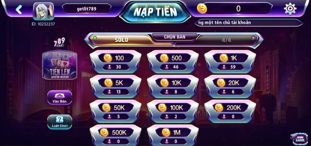Tiến lên Miền Bắc 789club tổng quan